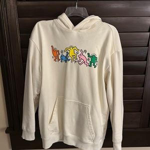 Keith haring hoodie - medium